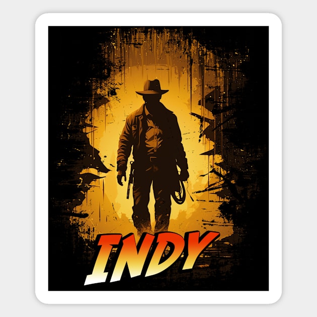 Dr. Jones Indiana Jones Magnet by positivespace